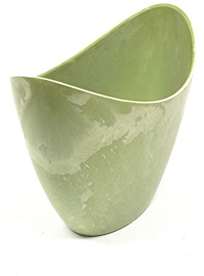 Klocke Kunststoff Schiffchen Past. grün zur Deko und Bepflanzung