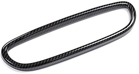 DYBANP Carbon Innenraum Auto Rückspiegel Dekorative Rahmenaufkleber, Für BMW X1 F48 2016-2018 1er F20 2011-2015