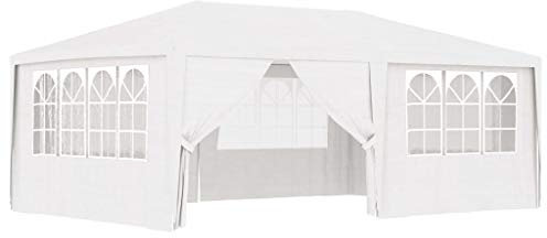 Goliraya Gazebo Professionale con Pareti Tendone per Feste 4x6 m/4x4 m 90 g/m² Impermeabile Protezione UV Tenda Giardino Sagre Eventi Mercati Esterno Disponibile in Tanti Colori Diversi