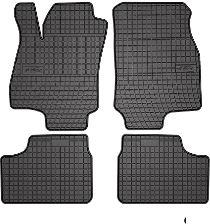 OMAC Gummi Fußmatten kompatibel mit Opel Astra G 1998-2009 Automatten Gummi Schwarz 4tlg