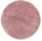 Muratap Pearl Soft Teppich - Hochflor Teppich Extra Weich für Wohnzimmer, Schlafzimmer, Kinderzimmer, Flur Moderner Deko - Große: 160 cm - Rund - Farbe: Rosa