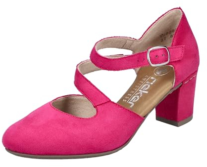 Rieker Damen 41080 Halbschuhe, Pink, 40 EU
