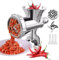 mingchengheng Manual Meat Grinder, Aluminum Alloy Meat Mincers Meat Grinders for Home Use, Hand Crank Food Grinder Sausage Stuffer Maker, Machine Mill Tools for Home Kitchen