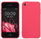 kwmobile Case Compatible with Apple iPhone 4 / 4S Case - Soft Slim Protective TPU Silicone Cover - Neon Pink