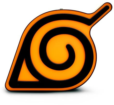 ABYSTYLE Naruto Shippuden Tragbare LED-Lampe, 20,3 x 15,2 x 5,1 cm, Raum, Büro, Heimdekoration, Anime, Manga, Geschenk