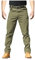 Topassion Cargohose Herren mit Taschen Hose Sommer Cargo Hosen Baggy Arbeitshosen Männer Sommerhose Bequeme Freizeithose mit Gummizug Einfarbig Pants Jogginghose Reisverschlusstaschen (Army Green,XL)