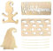 Ayizhiniu 4pcs Wichtelschablone Fußabdrücke, Wichtel Zubehör Weihnachten, Kreativset Wichteltür Zubehör, Wichtel Schablone Fenster, Geeignet Weihnachtsde Freien Türen Fenster koration