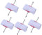 Veesper 5pcs Neuheit blutiger Nagel durch Finger Magic Requisiten, Streich Witz Magie April Dummkopf Halloween Party Parodie Spielzeug Magie Requisiten und Gimmicks Witzspielzeug