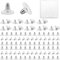 AFCJLTO 100 Pezzi Ferma Orecchini in Silicone,Chiusure Orecchini Universale,Supporti per Orecchini in argento,orecchini pendenti, orecchini ipoallergenici,Trasparente