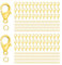 Ptwola 700 PCS Lobster Claw Clip Clasps Open Jump Rings Set Gold Metal Necklace Bracelet Clasp and Closures Hook Handmade Accessories for Women DIY Charm Widgets Pendant Jewelry Making Supplies