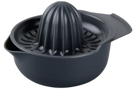 Fackelmann Presse-citron en plastique de qualité supérieure - 2 pièces - Pour citron, citron vert, orange - Presser sans effort et passe au lave-vaisselle - Fabriqué en Allemagne
