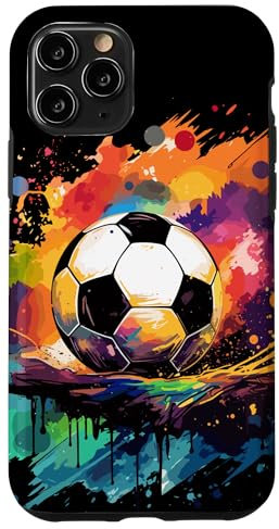 Fußball Graffiti Hallenfußball Fußballplatz Hülle für iPhone 11 Pro