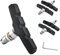 V Bike Brake Pads, 2 Pairs Universal Bicycle Break Blocks, Oture Rubber Silent Brake Pad V-Brake Shoes, with Hex Nuts Gasket Wrench, Skid, for Shimano, Tektro and Most Road Mountain Bikes, 70mm(2.76)