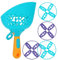 KONTONTY 1 Jeu De Soucoupe Volante pour Enfants Jouets pour Enfants en Volant Agité De Traces De Chat D'hélicoptère Fusée Chaton Enfant Abdos Blue