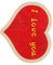 SUPVOX 1set Boyfriend's Romantic Heart Jigsaw Love You Craft Project Wooden Heart Anniversary Decor