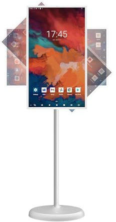 Mobile Portable TV Monitor portátil 1080p, Smart TV de 32 pulgadas con webcam de 13MP - 6+128G, TV táctil giratoria 360°, mando a distancia