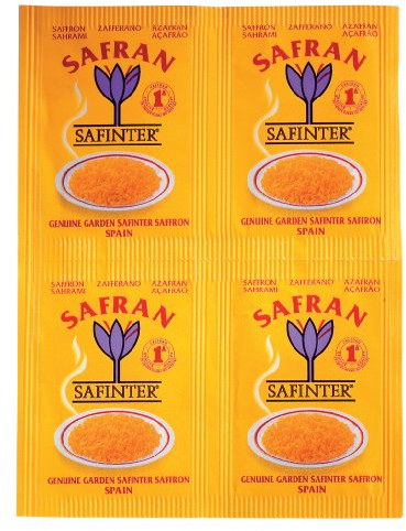 Safinter Safran gemahlen, Im Vierer Portionspack 0,5 g