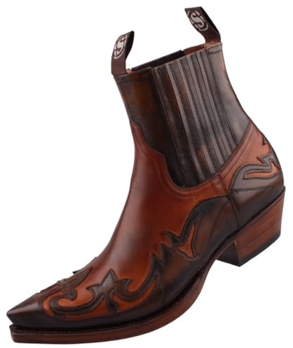 Sendra Boots Cowboy Stiefelette Braun EU 47 Braun EU 47