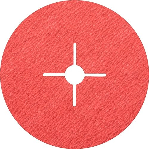 PFERD 697078 Fiberschleifer FS, Ausführung Keramikkorn CO-Cool, 100 Korngröße, 180mm x 22mm, 25 Stück