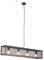 QAZQA - Industrie I Vintage I Industrie I Vintage I Hängelampe I Pendellampe I Pendelleuchte schwarz mit Netz 4-flammig Lichter – Cage I Wohnzimmer I Schlafzimmer - Stahl Rechteckig - LED geeignet E27