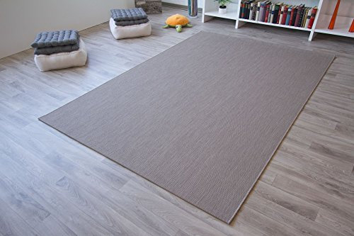 In- und Outdoor Teppich Halland Sisal Optik, Webteppich, in Beige, GUT Siegel Zertifiziert, Größe: 240x330 cm