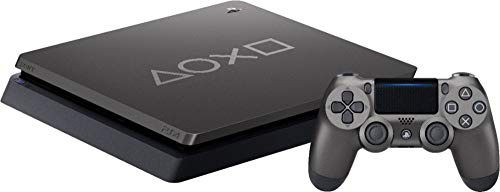 Playstation 4 Slim 1TB SSD Limited Edition Days of Play Steel Black Console with Controller Bundle Enhanced with Fast Solid State Drive