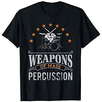 Schlagzeug Musik Rock Band Geschenk Musiker Schlagzeuger T-Shirt