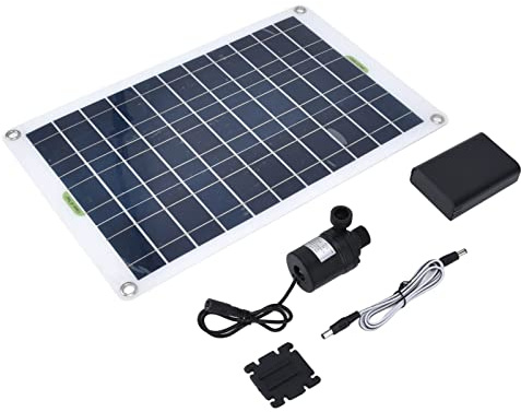 Pompa solare per fontana, pannello da 50 W Pompa solare per acqua A basso rumore Spesso utilizzata per il giardino per la casa per la fontana