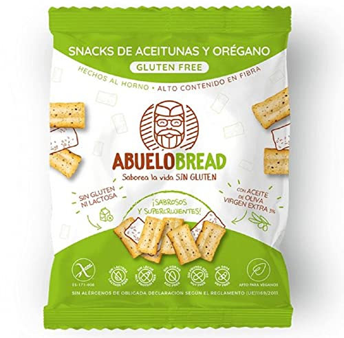 SNACK DE ACEITUNA Y ORÉGANO SIN GLUTEN - 50g