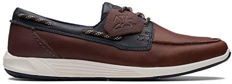 Clarks ATL Sail Go Leather/Synthetic Shoes in Size 8