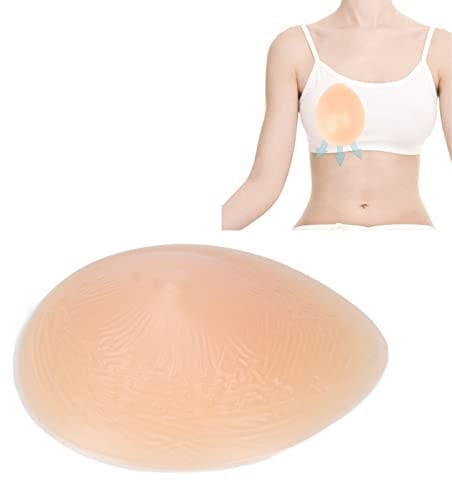 Brrnoo Selbstklebender Transvestiten-BH-Verstärker für Crossdress, Silikon-Brustform-Mastektomie-Prothese, Silikon-Brustformen-Brustprothese für Mastektomie (200g)