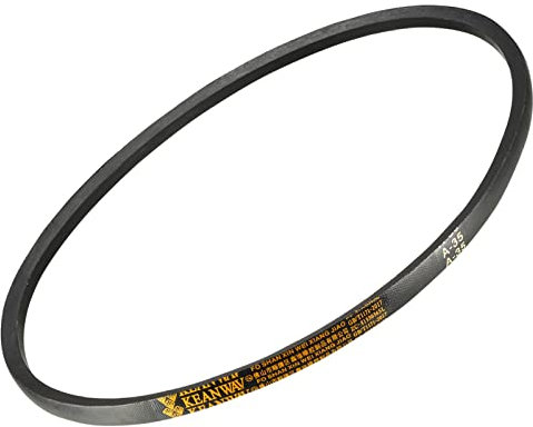 QUARKZMAN 35 Pulgadas Paso Longitud A-35 Transmisión Trapezoidal Correa x 1uds para Industrial Maquinaria, [Negro]