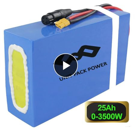72V 25Ah Lithium Accu für 3000W 2500W 2000W 1600W 1500W 1000W 750W Dreirad-Rollstuhl-Handcycle