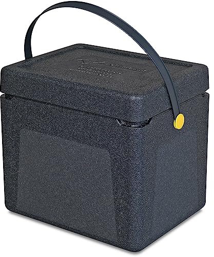 BRB Thermobox/Kühlbox/Transport- und Isolierbox, Inhalt 33 Liter, Clip gelb