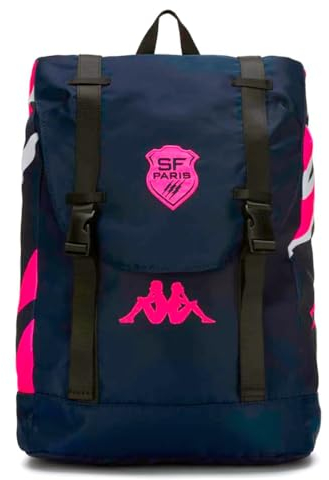 Kappa Arecko Rucksack Stade Français Paris, offizielles Rugby-Produkt, blau, Large