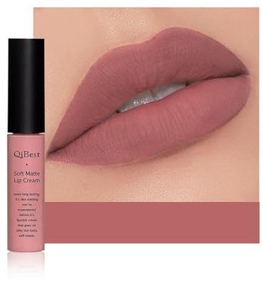 Anifer Velvet Matte Liquid Lipstick Make-up, lang anhaltend und wasserfest, nicht klebriger Becher Lipgloss (Nude 609).