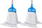 KeFanta Commercial Mop 60 inch Heavy Duty Industrial Wet Mops with Long Handle,Looped-End String Cotton Mop for Home, Kitchen,Garage,Office and Concrete/Tile Floor Cleaning,2 Packs
