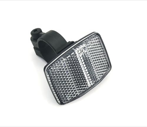 DEMYPROX Fahrrad Frontreflektor für Lenker (Weiß)