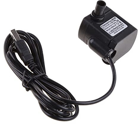SUCHUANGUANG Pompe à Eau réglable à Micro débit DC3.5V-9V 3W USB Pompe à Eau Submersible réservoir Ultra Silencieux Pompe à Eau de Fontaine en Plastique