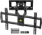 FORGING MOUNT TV Wandhalterung Schwenkbar Doppelarm Neigbare TV Halterung für 37-75 Zoll Fernseher/Monitor bis zu 45kg Fernsehhalterung Wand Fernseh Wandhalterung, VESA 200x100 zu 600x400mm