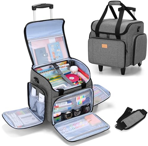 Luxja Lehrer-Tasche Trolley, Grau