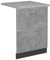 Vicco Tapa del lavavajillas R-Line, Hormigón, 60 cm, ET Antracita