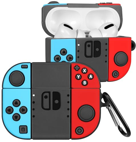 Boaretiu Schutzhülle für Airpods Pro/Pro 2. Generation, mit Schlüsselanhänger, niedlich, Kawaii, lustig, 3D, weiches Silikon, lustig, cool für Mädchen, Frauen, Teenager, für AirPods Pro und Pro 2
