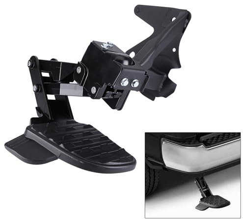 82215289AG Hintere Bettstufe Einziehbare Stoßstange Kompatibel für Ram 2019-2021 1500 5.7 4x4 Truck Bumper Step Bed Step 2019 2020 2021 Heckbett-Pedal Heckklappenstufe Stoßstange Stufe