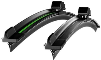 Scheibenwischerblätter for die Frontscheibe, 2 Stück, Zubehör for Windschutzscheibe, 2008 2012 2013 2014 2015 2016 2018 2020, kompatibel mit VW Tiguan 2007–2023(Black,Tiguan MK1 2007-2017)