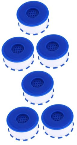EXCEART 2 Set Filtro Cotone Filtri Per Rubinetti Filtro Del Rubinetto Filtro Dell'acqua Filtro in Cotone Pp Colino in Cotone Pp Macchiatore Di Acqua Di Rubinetto 3 Pezzi*2