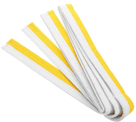 PAMINGONO Judo Gürtel Karate Zubehör Gelber Gürtel Karate Taekwondo Gürtel Karate Gürtel Karate Ausrüstung Boxgürtel Kostüm Karate Trainingsausrüstung Taekwondo Farbiger Ranggürtel Hapkido