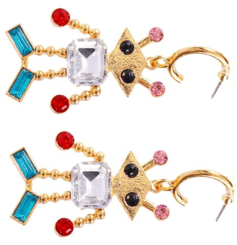 Homoyoyo Büroklammern Sterling Ohrringe Damen Ohrschmuck Roboter Ohr Retro Pin Ohrringe Für Alltag Verabredungen Abschlussfeiern Partys Konferenzen Tänze Hochzeiten Jubiläen Geschenke