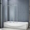 800x1400mm Height 4 Folding Pivot Shower Bath Screen Panel