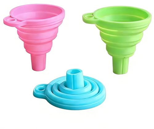 3 Pcs Funnels for Filling Bottles or Containers
